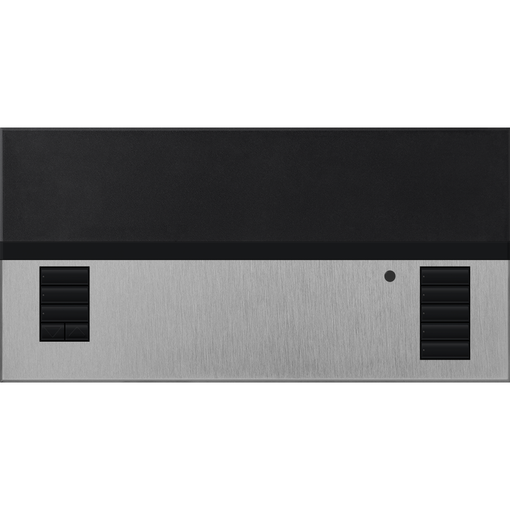 Lutron GRAFIK Eye QS - 1 Shade Zone Metal Faceplate Kit - Architectural Finish | QSGFP-1