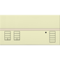 Lutron GRAFIK Eye QS Faceplate Kit - 2 Shades | QSGFP-2SW