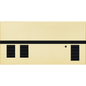 Lutron GRAFIK Eye QS - 2 Shade Zone Metal Faceplate Kit - Architectural Finish | QSGFP-2