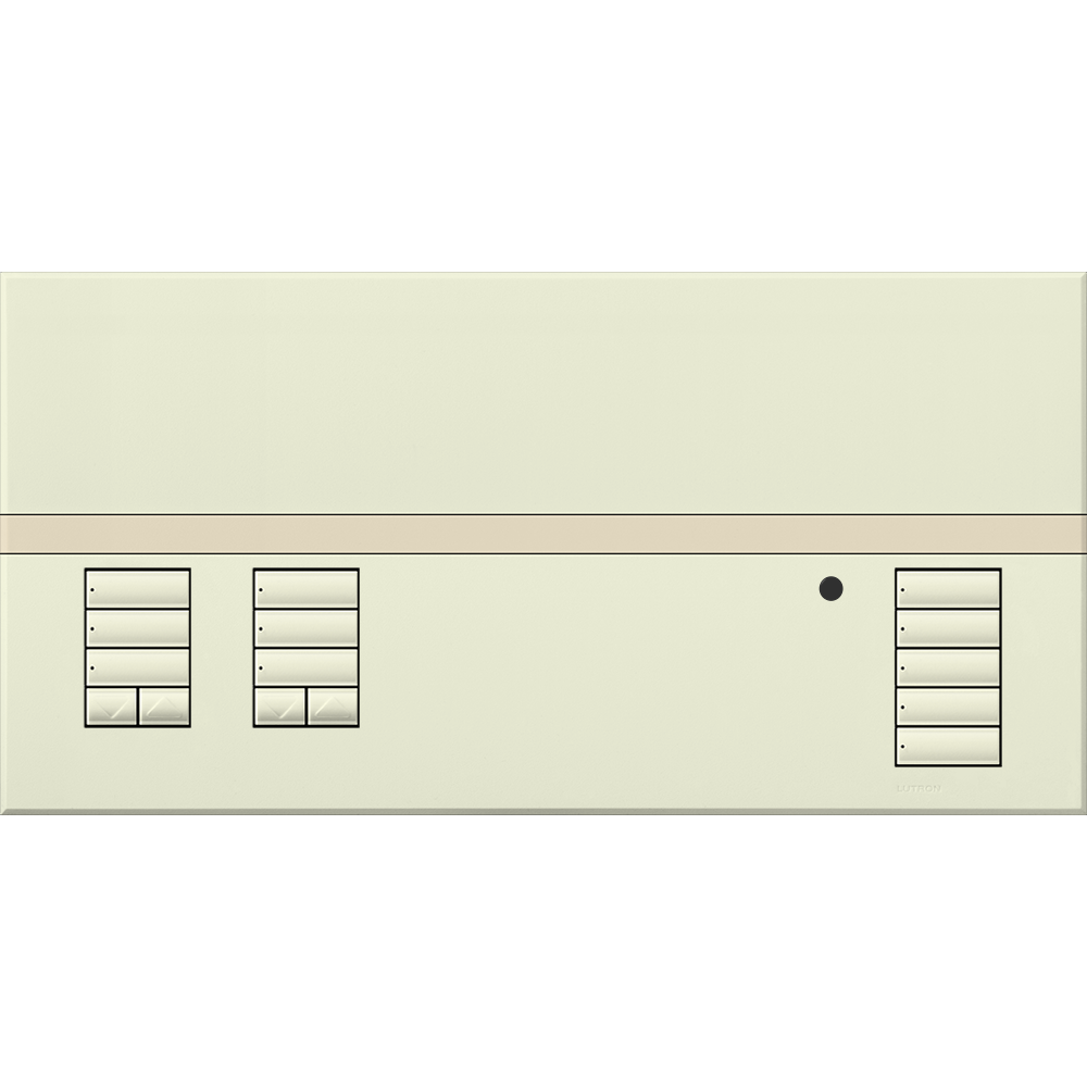 Lutron GRAFIK Eye QS Faceplate Kit - 2 Shades | QSGFP-2SW