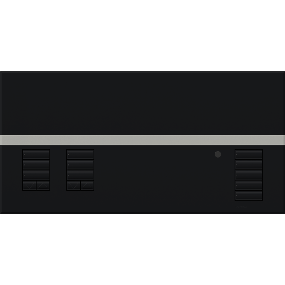 Lutron GRAFIK Eye QS Faceplate Kit - 2 Shades | QSGFP-2SW