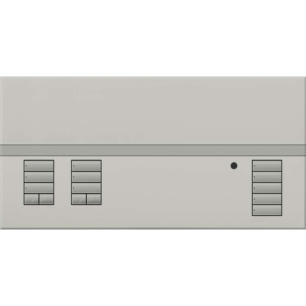 Lutron GRAFIK Eye QS Faceplate Kit - 2 Shades | QSGFP-2SW