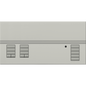 Lutron GRAFIK Eye QS Faceplate Kit - 2 Shades | QSGFP-2SW