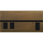Lutron GRAFIK Eye QS Faceplate Kit 2 Shade Zones - Metal Finish | QSGFP-2QB