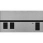 Lutron GRAFIK Eye QS - 2 Shade Zone Metal Faceplate Kit - Architectural Finish | QSGFP-2