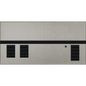 Lutron GRAFIK Eye QS Faceplate Kit 2 Shade Zones - Metal Finish | QSGFP-2QB