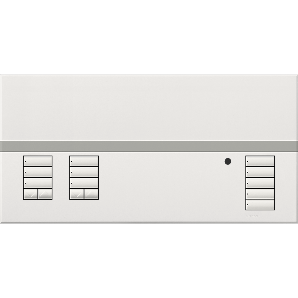 Lutron GRAFIK Eye QS Faceplate Kit - 2 Shades | QSGFP-2SW