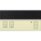 Lutron GRAFIK Eye QS Faceplate Kit - 2 Shades | QSGFP-2SW