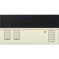 Lutron GRAFIK Eye QS Faceplate Kit - 2 Shades | QSGFP-2SW