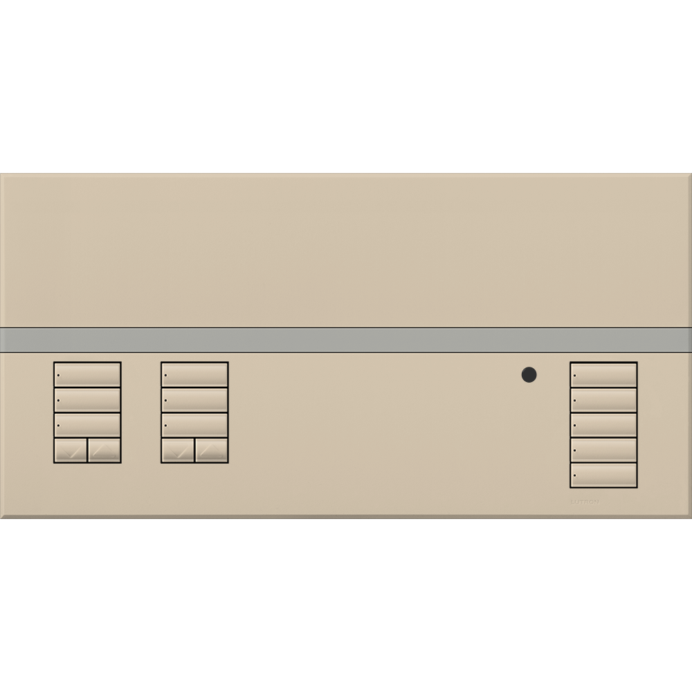 Lutron GRAFIK Eye QS Faceplate Kit - 2 Shades | QSGFP-2SW