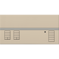 Lutron GRAFIK Eye QS Faceplate Kit - 2 Shades | QSGFP-2SW