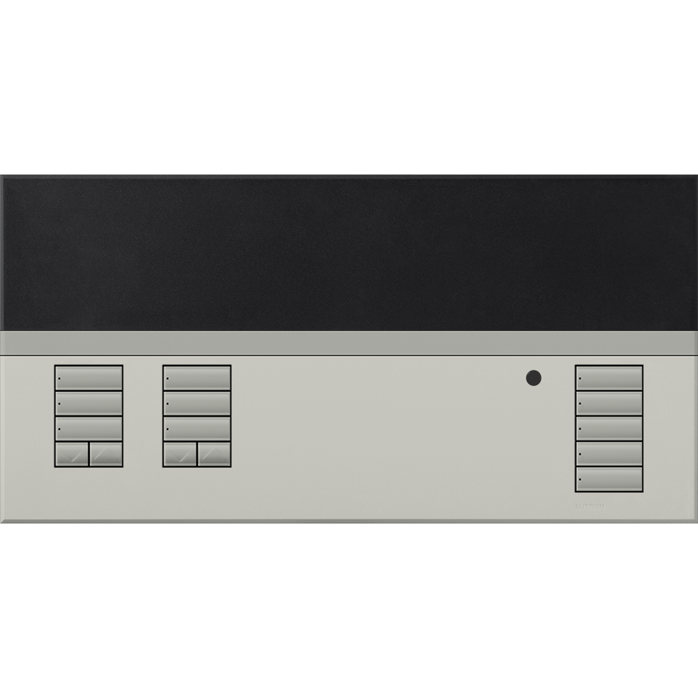 Lutron GRAFIK Eye QS Faceplate Kit - 2 Shades | QSGFP-2SW
