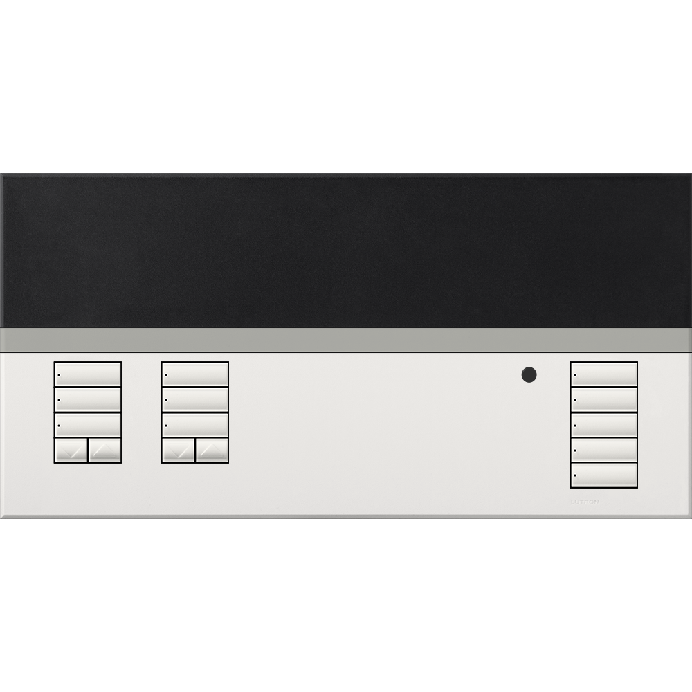 Lutron GRAFIK Eye QS Faceplate Kit - 2 Shades | QSGFP-2SW