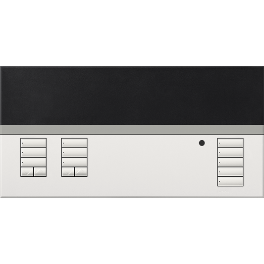 Lutron GRAFIK Eye QS Faceplate Kit - 2 Shades | QSGFP-2SW
