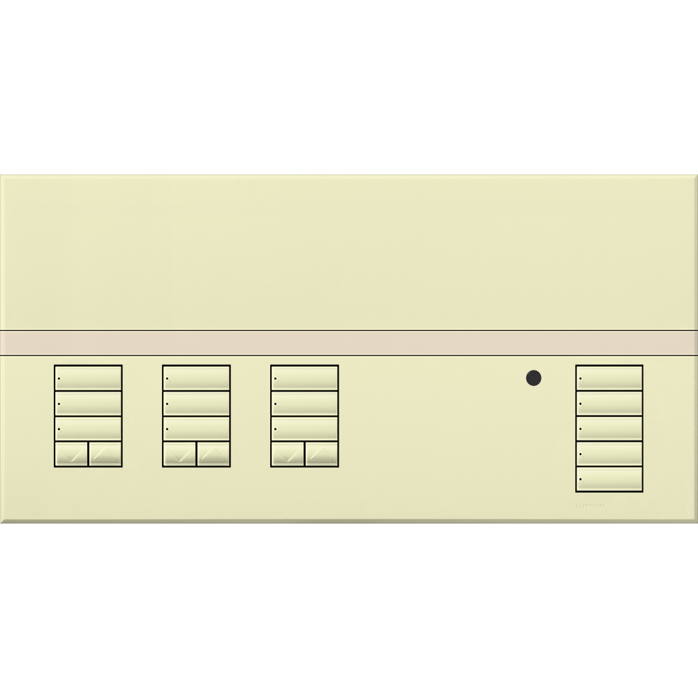 Lutron GRAFIK Eye QS Faceplate Kit - 3 Shades | QSGFP