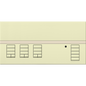 Lutron GRAFIK Eye QS Faceplate Kit - 3 Shades | QSGFP