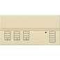 Lutron GRAFIK Eye QS Faceplate Kit - 3 Shades | QSGFP