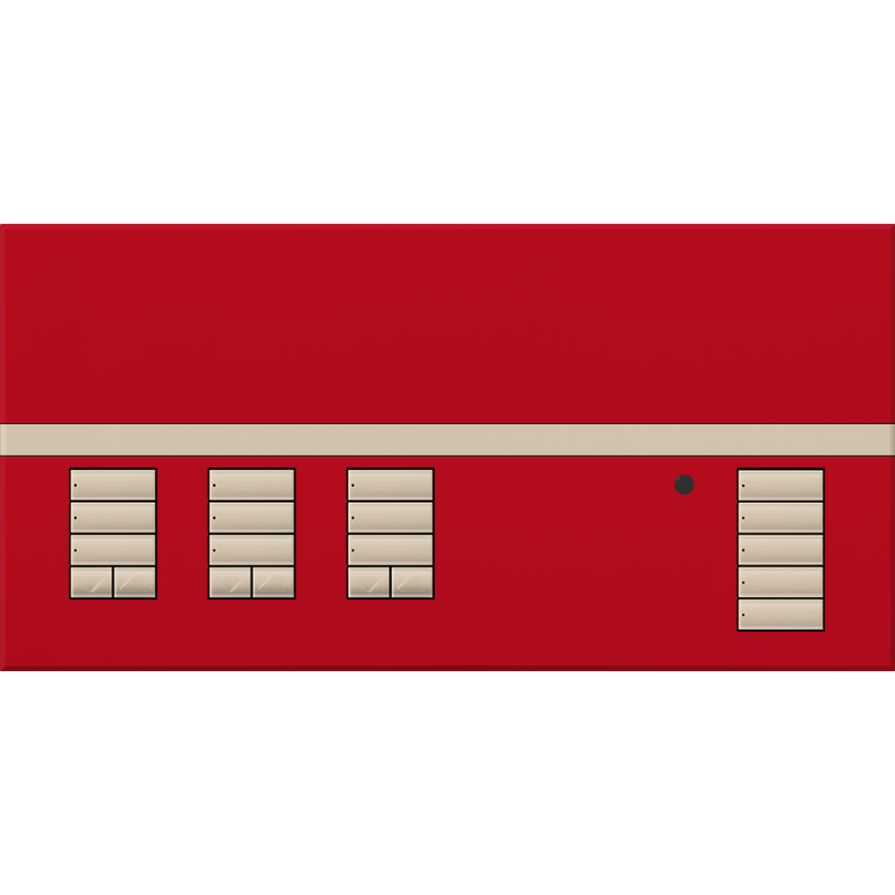 Lutron GRAFIK Eye QS Faceplate Kit - 3 Shades | QSGFP