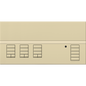 Lutron GRAFIK Eye QS Faceplate Kit - 3 Shades | QSGFP