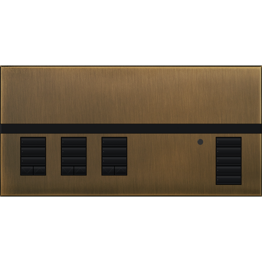 Lutron GRAFIK Eye QS Faceplate Kit - 3 Shade Zones | QSGFP-3