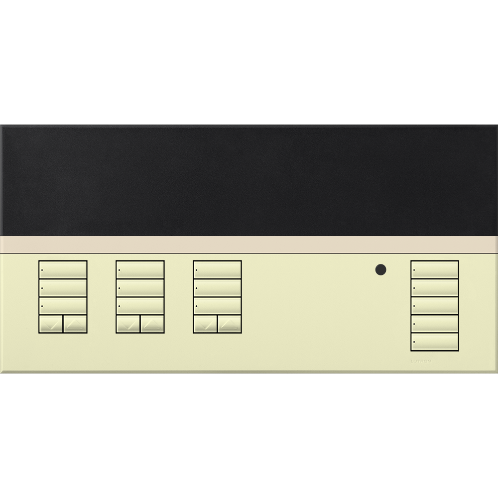 Lutron GRAFIK Eye QS Faceplate Kit - 3 Shades | QSGFP