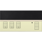 Lutron GRAFIK Eye QS Faceplate Kit - 3 Shades | QSGFP