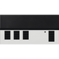 Lutron GRAFIK Eye QS - 3 Shade Zone Metal Faceplate Kit - Architectural Finish | QSGFP-3