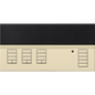 Lutron GRAFIK Eye QS Faceplate Kit - 3 Shades | QSGFP