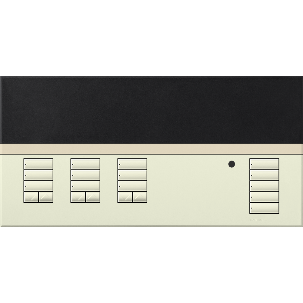 Lutron GRAFIK Eye QS Faceplate Kit - 3 Shades | QSGFP