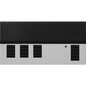 Lutron GRAFIK Eye QS - 3 Shade Zone Metal Faceplate Kit - Architectural Finish | QSGFP-3