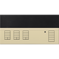 Lutron GRAFIK Eye QS Faceplate Kit - 3 Shades | QSGFP