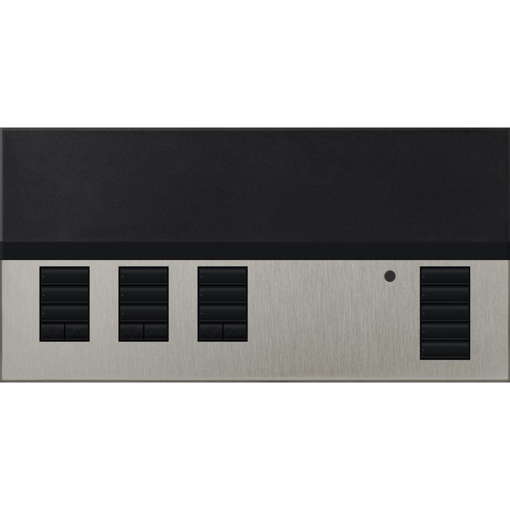 Lutron GRAFIK Eye QS Faceplate Kit - 3 Shade Zones | QSGFP-3