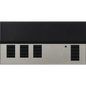 Lutron GRAFIK Eye QS Faceplate Kit - 3 Shade Zones | QSGFP-3