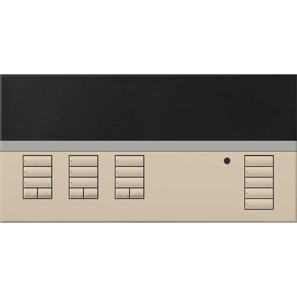 Lutron GRAFIK Eye QS Faceplate Kit - 3 Shades | QSGFP