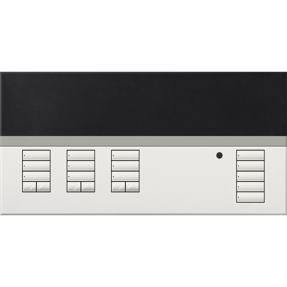 Lutron GRAFIK Eye QS Faceplate Kit - 3 Shades | QSGFP