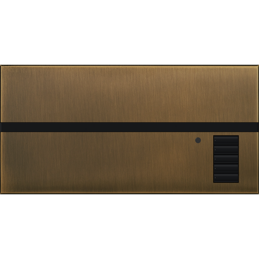 Lutron GRAFIK Eye QS Faceplate Kit | 0 Shade Zones | Metal Finish | QSGFP