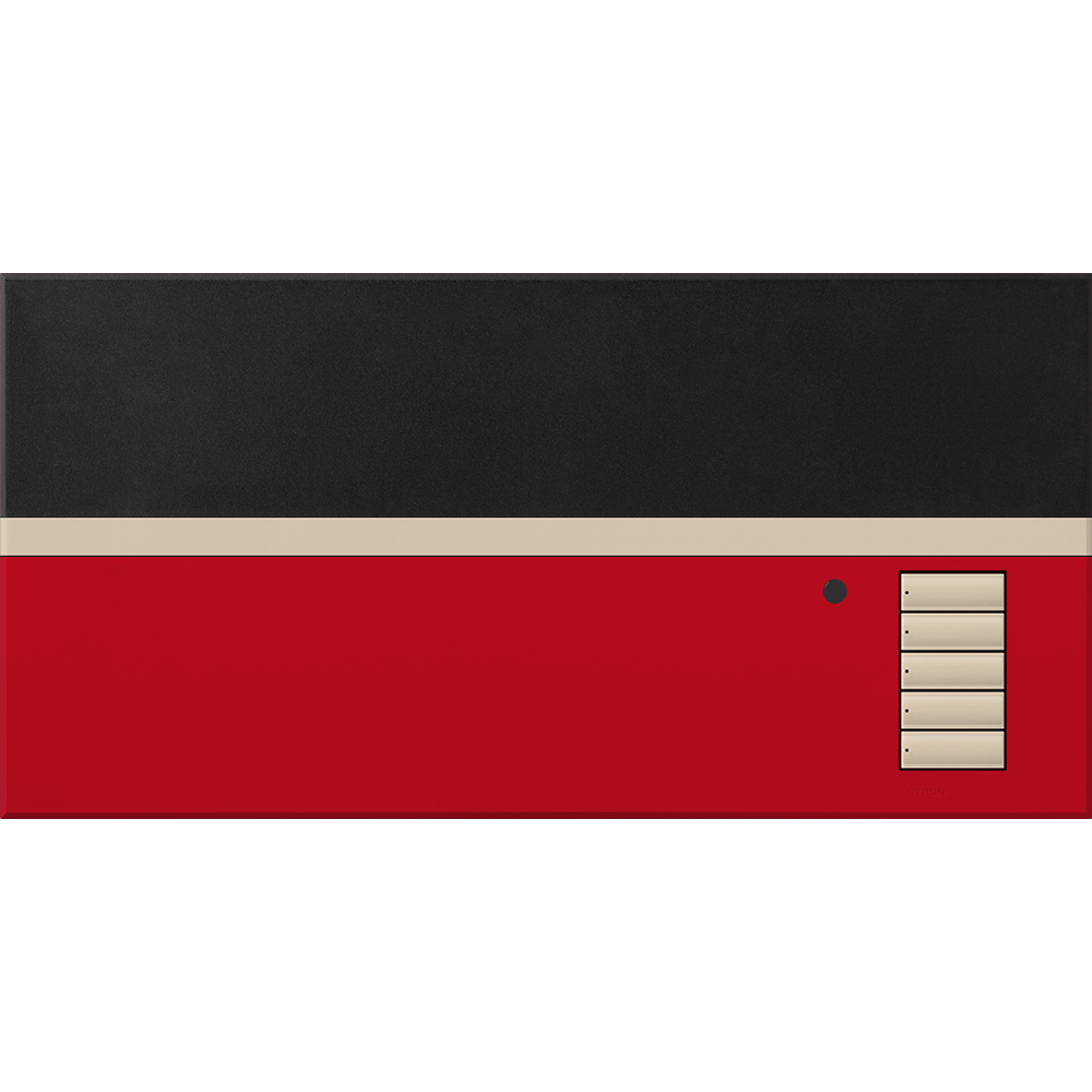 Lutron GRAFIK Eye QS Faceplate Kit | 0 Shade Zones | QSGFP