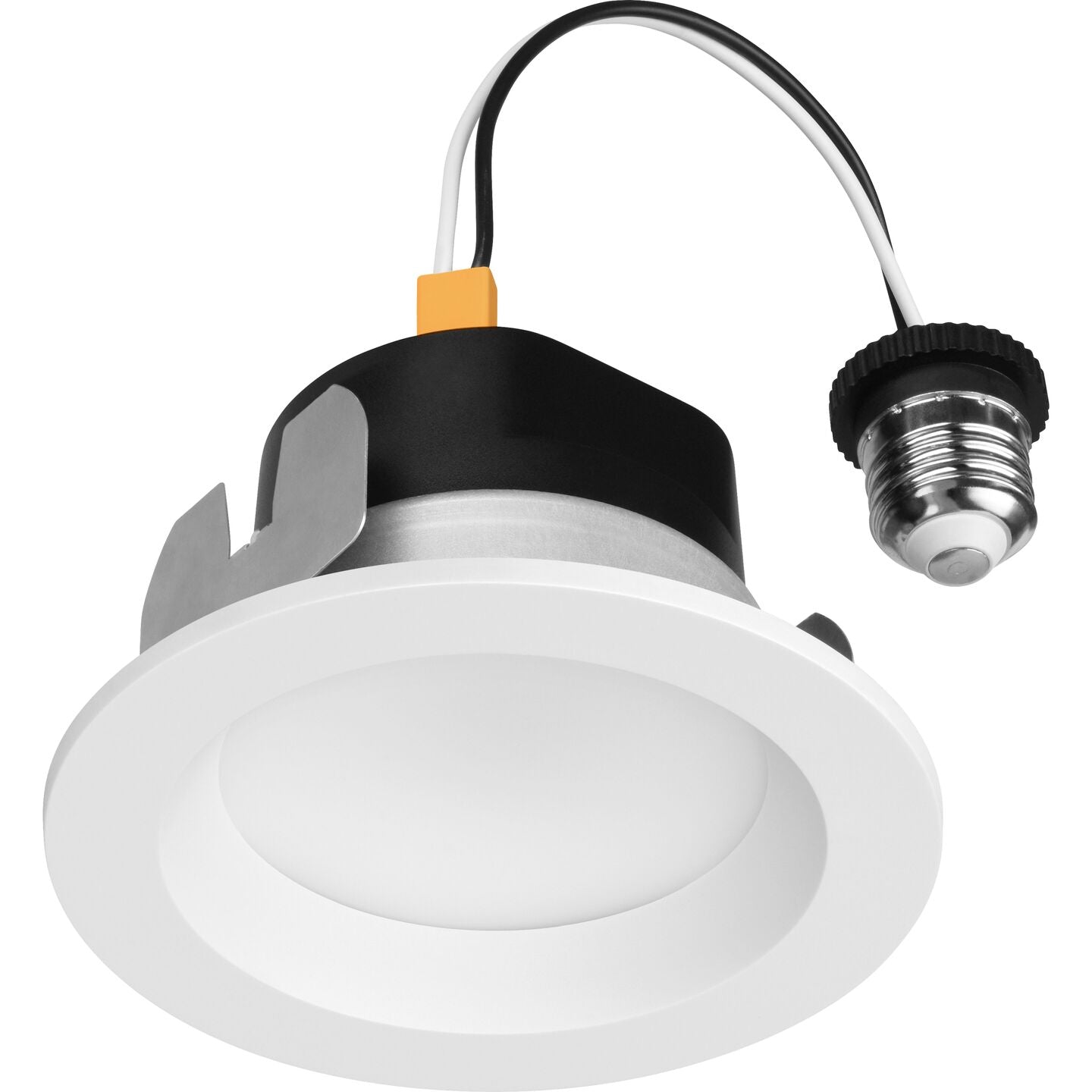 Lutron Lumaris RadioRA 3 4 in retrofit tunable white downlight, SKU RRL-RD4WH-TW and RRL-RD4BL-TW