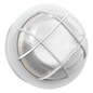 RENO R51083 white round-guard 8-inch LED bulkhead, accurate white colour variant product image