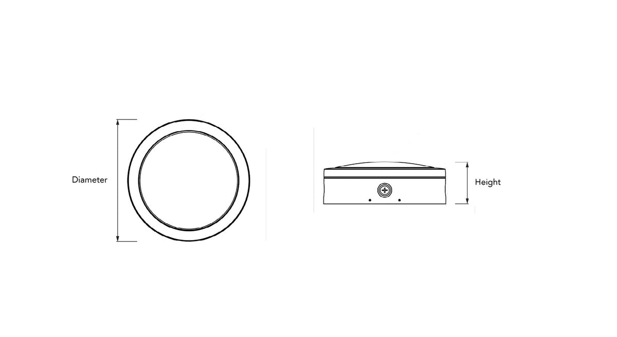 RENO R51087 size drawing: 302.2 mm (11.88 in) diameter by 103.9 mm (4.06 in) depth