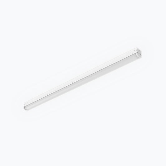 RENO SABRE R33027 white 4-foot ECO linear strip fixture, official manufacturer product photography