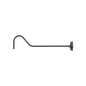 RENO VEIL GOOSE2 black gooseneck sign-light mounting arm, supplier order R59062, model RENO-GN-GOOSE2-BK