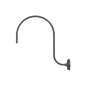 RENO VEIL GOOSE3 black gooseneck sign-light mounting arm, supplier order R59063, model RENO-GN-GOOSE3-BK