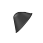 RENO Veil R59060 angled cone replacement shade in black, shade only