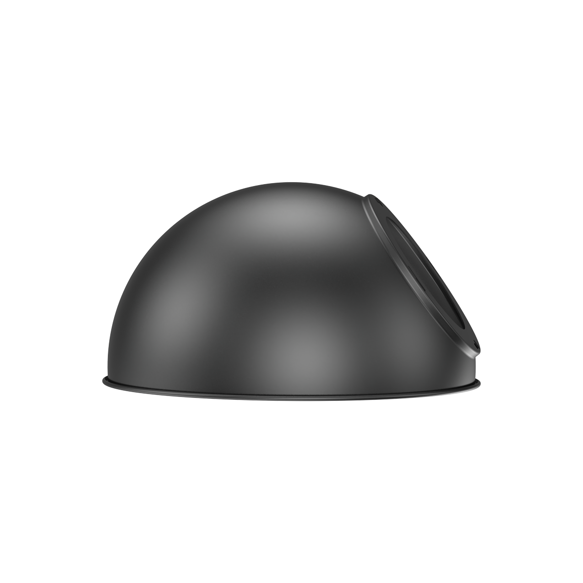 RENO Veil R59061 angled dome replacement shade in black, shade only