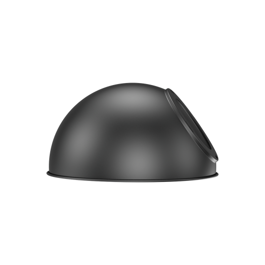 RENO Veil R59061 angled dome replacement shade in black, shade only