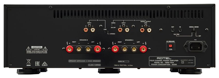 Rotel RMB-1504 4-Channel CI Power Amplifier (70W x4) | RMB-1504