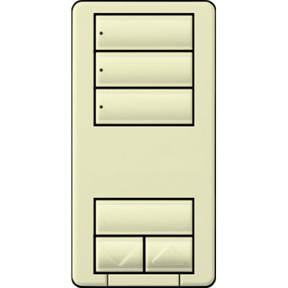 Lutron RA3 3-Button Favorite Scene with Raise/Lower | RRD-HN3S-XX
