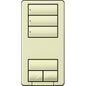 Lutron RA3 3-Button Favorite Scene with Raise/Lower | RRD-HN3S-XX