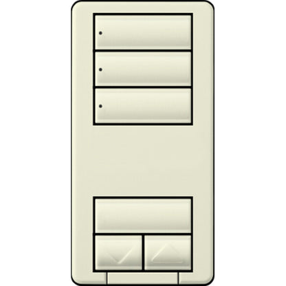 Lutron RA3 3-Button Favorite Scene with Raise/Lower | RRD-HN3S-XX